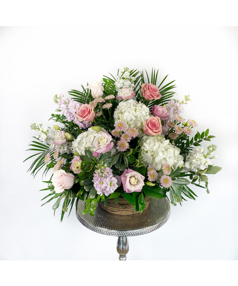 Cheerful in Pink & White