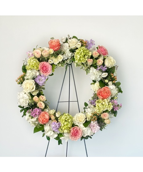 Pastel Floral Wreath