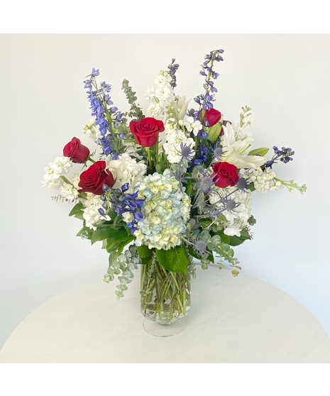 Patriotic Vase Arrangement