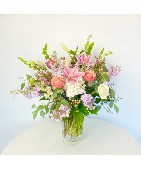 Pastel Vase Arrangement