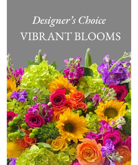 Floral closeup with text that reads 