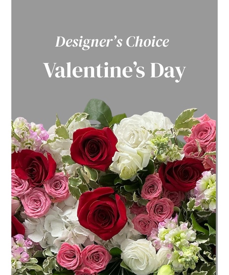 Floral closeup with text that reads 