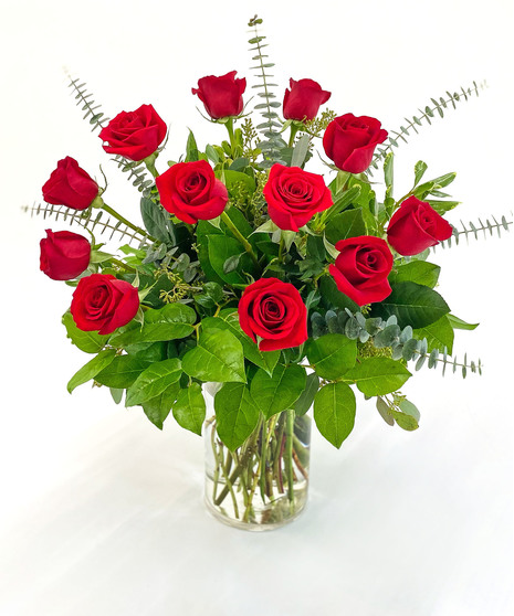 One Dozen Premium Long Stemmed Roses