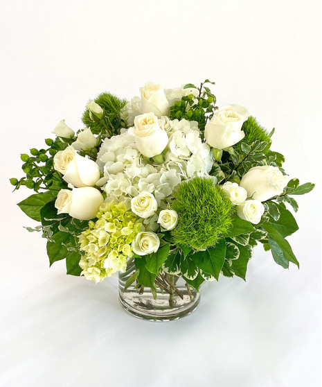 Posey Bunch- White & Green